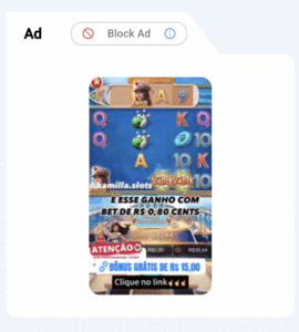 Figure 4: Gambling Ad Detected and Shown in AdWatch DashBoard for Developer Review